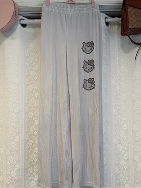 Forever 21 Hello Kitty Wide Leg Sweatpants